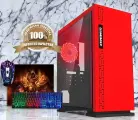Системный блок Gamemax Expedition Blue, TGFA8-9600, Красный.