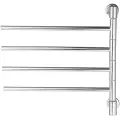 Полотенцесушитель электрический Energy I - G4 полированная сталь, поворотные секции, скрытое/наружное подключение