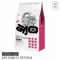 Сухой корм AJO Cat Skin & Hair для кошек, здоровая кожа и красивая шерсть, с лососем и индейкой, 10 кг