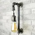 Светильник настенный лофт из труб Tricky Pipe Loft