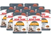 ROYAL CANIN HAIR & SKIN CARE для взрослых кошек для здоровья кожи и шерсти в соусе пауч 85 гр 85 гр х 10 шт