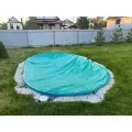 Тент для бассейна Лагуна, овальный, тарпаулин, плотность 120г/м2, 8х4м