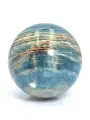 Оникс голубой шар, натуральный камень/минерал (5,8-6,0 см)
