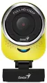 Веб-камера Genius QCam 6000 желтая (Yellow) new package, 1080p Full HD, Mic, 360°, универсальное мон