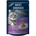 Best Dinner Sterilised консервы для стерилизованных кошек Мясные деликатесы Суфле С Индейкой 85г x 24 шт