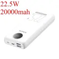 ROMOSS Power Bank 20000 мАч 22,5 Вт Внешний аккумулятор с быстрой зарядкой USB C Мощный портативный внешний аккумулятор для ноутбука Xiaomi 13 iPhone 14, 22.5W 20000mah, 40000 мАч