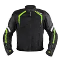 Мотокуртка INFLAME INFERNO II текстиль+сетка, цвет зеленый неон, размер XXL
