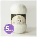 Пряжа Камтекс Ангара (205), белый, 5 шт. по 100 г