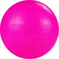 Мяч для художественной гимнастики TORRES AGP-19-10, диаметр 19 см, розовый с блестками