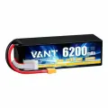 Аккумулятор LiPo Vant - 22.2В 6200мАч 75C (6S, мягкий корпус, разъём XT60)