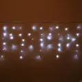Гирлянда для улицы бахрома ш3м* в40/60см 100 ламп LED, прозр. провод, 8 реж, IP-54, Белый (возможность соединения)