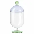 Бонбоньерка Orb 31,5 см стеклянная конфетница ваза для конфет с крышкой на ножке Liberty Jones LJ0000579