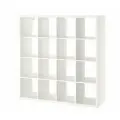 Стеллаж модульный Fora Фора, 16 секций, 147х147х38, белый