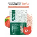 Наполнитель для кошачьего туалета тофу Pet-it соевый с ароматом персика 12 л