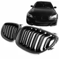 BMW E60 E61 решетки радиатора ноздри M5 стиль горбатые черные матовые