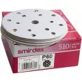 Круг абразивный SMIRDEX 510 White, D150мм, 15 отверстий (50шт.) P60
