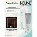 KEUNE SEMI COLOR 6.53 - Темный каштановый блондин Крем-краска для волос без аммиака