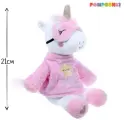 POMPOSHKI Мягкая игрушка «Единорожка в пижаме», 21 см