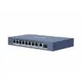 Коммутатор Hikvision DS-3E0510P-E, 9 портов, PoE, SFP, 217,6х27,6х108,5 мм