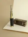 Подзорная Труба Nautical, стекло, кожаный футляр, 38 см, винтажная, 18x7x7 см
