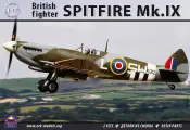 Сборная модель Британский истребитель Супермарин Спитфайр Mk.IX. Две модели в коробке (1/48) 48008 ARK-models