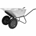 Тачка садовая Павловская заря 2 колеса максимальная нагрузка 320 кг 115 л сталь