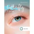 Цветные контактные линзы Офтальмикс Butterfly 3-тоновые (2 линзы) -0.00 R 8.6 Sky Blue (Голубой)