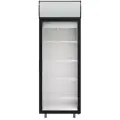 Шкаф холодильный со стеклом POLAIR DM105-S, холодильная витрина вертикальная, холодильник витринный, 500 л, + 1/+ 10C