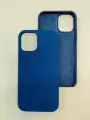 Чехол Aiwo Silicone Case, для iPhone 12, 12 Pro, синий, резина