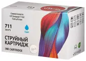 Набор картриджей CZ134A (№711 Cyan 3-pack) для принтера и МФУ HP, струйный, голубой, 26 мл, Sakura