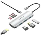 Мультифункциональный хаб Vention USB Type C 7 в 1