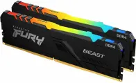 Оперативная память DIMM Kingston FURY Beast Black RGB XMP 16GB (8GB x2) DDR4-3200 (KF432C16BB2AK2/16)