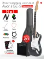 Электрогитара Avoris GE-5 (Комплект SuperCombo 14 в 1), цвет Серый