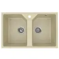 Кухонная мойка Practik PR-M-770-002 (без сифона), слоновая кость