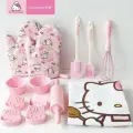 Hello Kitty детский набор из формочек для выпечки, фартука, перчаток, розового цвета Набор из 8 предметов