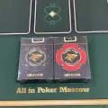 Карты игральные пластиковые All in Poker Moscow модель 1 - 1+1 Красная/Черная