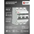 Автоматический выключатель 3P 50А (C) 6кА ВА 47-63M без теплового расцепителя EKF PROxima