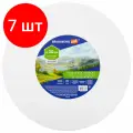 Комплект 7 шт, Холст на подрамнике, круглый 30 см, грунтованный, 380 г/м2, 100% хлопок, BRAUBERG ART CLASSIC, 192327