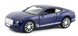 Машина металлическая RMZ City 1:32 The Bentley Continental GT 2018 (цвет синий) (554043-BLU)
