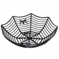Конфетница Паутина черн пластик 28х8смG