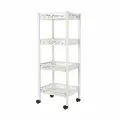 Этажерка PR_Keeplex Light на колесах 4-х секцион. белое облако