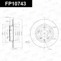Диск тормозной задний Хайма Haima 3; HA0026251M1