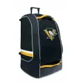 Хоккейный баул на колесах junior PRO (NHL Пингвинс) черный 80х5х40см