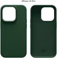 Силиконовый чехол COMMO Shield Case для iPhone 14 Pro с поддержкой беспроводной зарядки, Зелёный