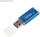 Флешка Mirex UNIT AQUA, 64 Гб, USB2.0, чт до 25 Мб/с, зап до 15 Мб/с, синяя