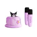 Детская беспроводная караоке-система Sanrio Singing Cake Kuromi (2 микрофона | bluetooth-подключение)