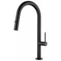 26466- 2 KAISER Merkur кухня бок. выдвижн. Ф35, Black Matt