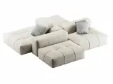 MEBELIONER Модульный диван SAGA CLOUD 4 размер 294х294х68 нераскладной