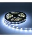 Светодиодная лента SMD 5050. 12 В, Цвет свечения: Холодный Белый, IP33. Катушка 5 метров.