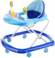 Ходунки детские музыкальные Бабочка с цветочками Oubaoloon 902-B-2 , 7 колес, до 12 кг, в пакете
